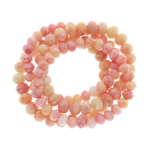 4 Row Faceted Bead Bracelet - Picture 1 of 2